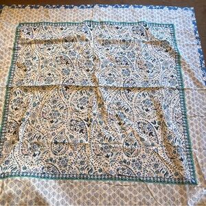 OpalHouse Blue Floral Cascade Waterfall  Shower Curtain  67”H 72”L